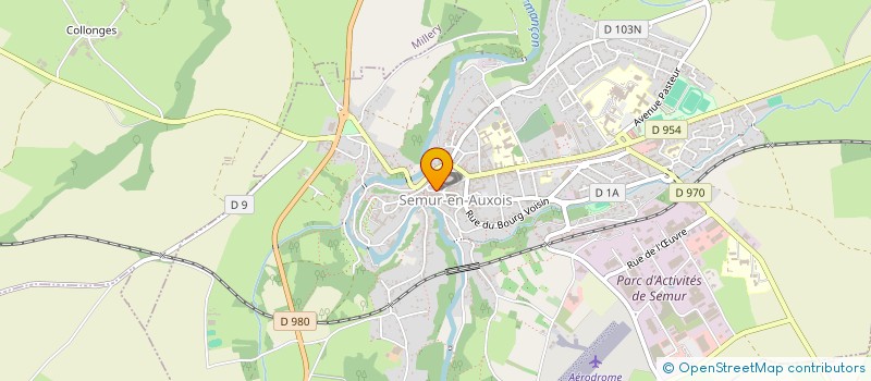 localisation de l'entreprise MONSIEUR OLIVIER MEGROT  SEMUR-EN-AUXOIS