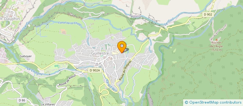 localisation de l'entreprise MONSIEUR OLIVIER MEISSIMILLY  GUILLESTRE