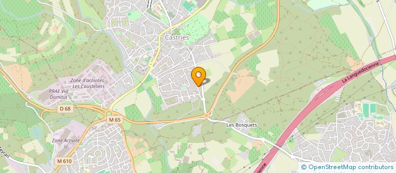 localisation de l'entreprise MONSIEUR OLIVIER MEJEAN  CASTRIES