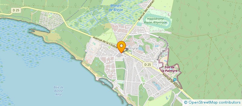 localisation de l'entreprise MONSIEUR OLIVIER MENANT  LES MATHES