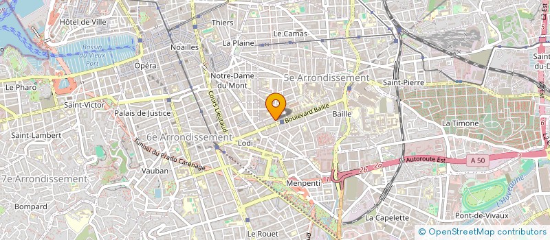 localisation de l'entreprise MONSIEUR OLIVIER MENDES  MARSEILLE