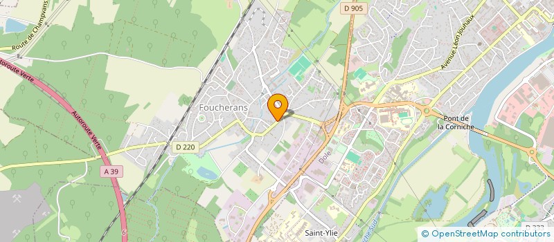 localisation de l'entreprise MONSIEUR OLIVIER MENETRIER à FOUCHERANS