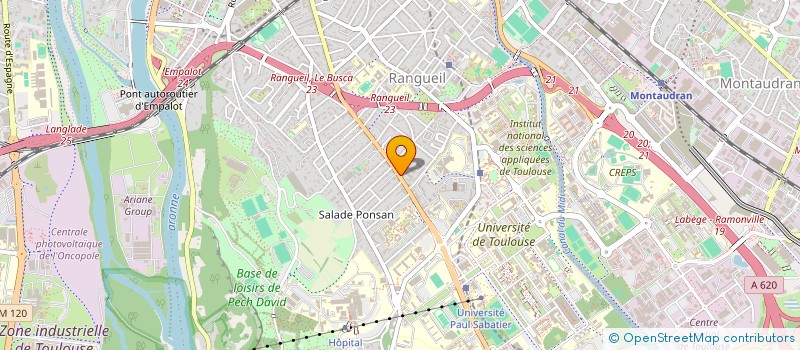 localisation de l'entreprise MONSIEUR OLIVIER MENU  TOULOUSE