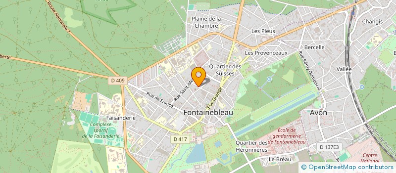 localisation de l'entreprise MONSIEUR OLIVIER MERCIECCA à FONTAINEBLEAU