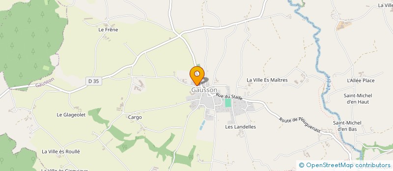 localisation de l'entreprise MONSIEUR OLIVIER MERCIER à GAUSSON