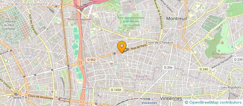 localisation de l'entreprise MONSIEUR OLIVIER MERCIER à MONTREUIL