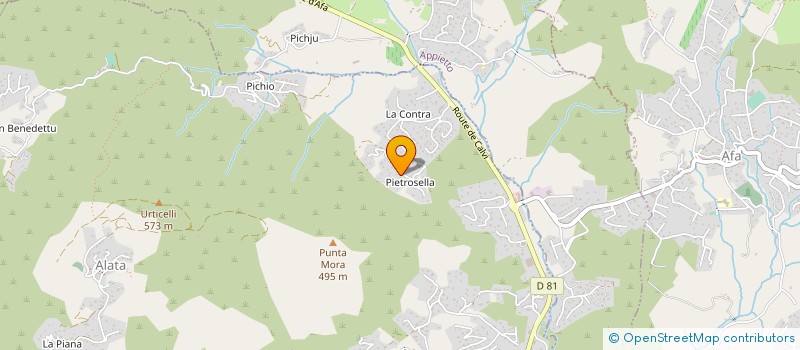 localisation de l'entreprise MONSIEUR OLIVIER MERE  ALATA