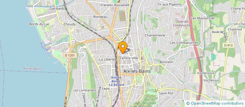 localisation de l'entreprise MONSIEUR OLIVIER MERK  AIX-LES-BAINS