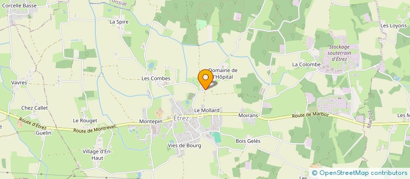 localisation de l'entreprise MONSIEUR OLIVIER MERLE  BRESSE VALLONS