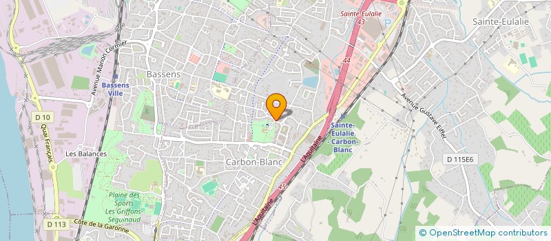 localisation de l'entreprise MONSIEUR OLIVIER MERLET  CARBON-BLANC