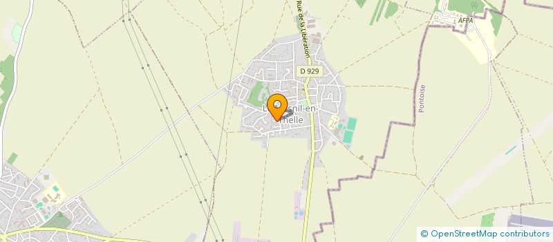 localisation de l'entreprise MONSIEUR OLIVIER MERY  LE MESNIL-EN-THELLE