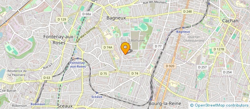 localisation de l'entreprise MONSIEUR OLIVIER MERZOUG à BAGNEUX