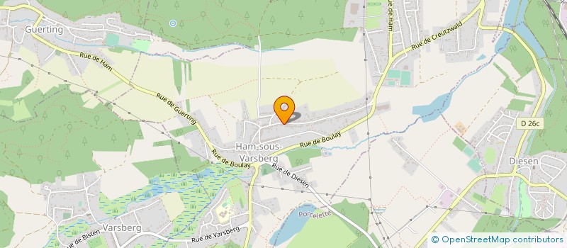 localisation de l'entreprise MONSIEUR OLIVIER MESENBOURG  HAM-SOUS-VARSBERG