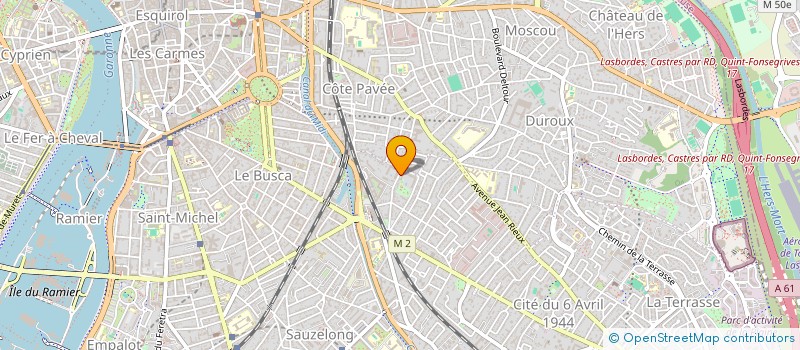 localisation de l'entreprise MONSIEUR OLIVIER MESPOUILLES à TOULOUSE