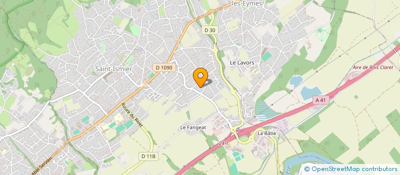 localisation de l'entreprise MONSIEUR OLIVIER METAIS  SAINT-ISMIER