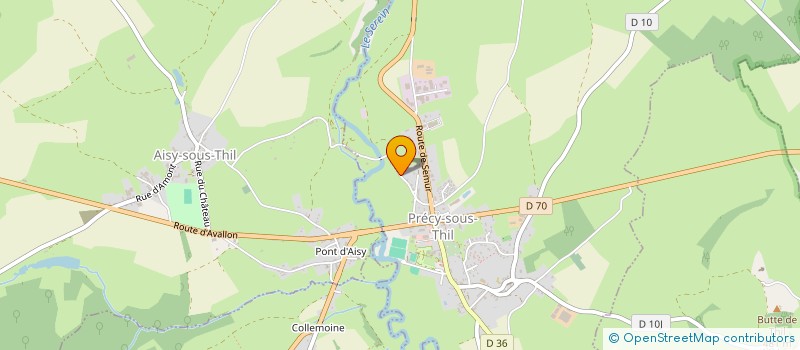 localisation de l'entreprise MONSIEUR OLIVIER MEULNET  PRECY-SOUS-THIL