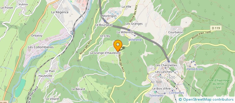 localisation de l'entreprise MONSIEUR OLIVIER MEYER  BOURG-SAINT-MAURICE