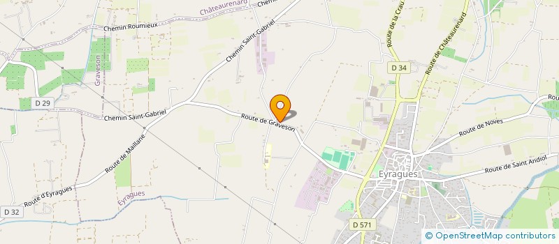 localisation de l'entreprise MONSIEUR OLIVIER MEYNAUD  EYRAGUES