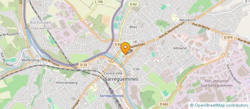 localisation de l'entreprise MONSIEUR OLIVIER MEZIERES  SARREGUEMINES