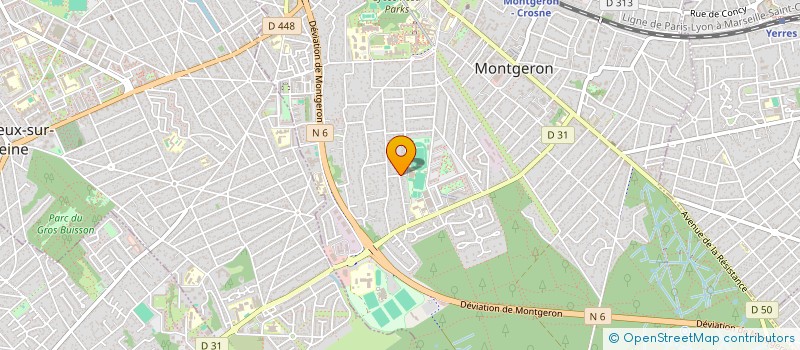 localisation de l'entreprise MONSIEUR OLIVIER MFEUKEU TCHOUGA  MONTGERON