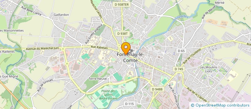 localisation de l'entreprise MONSIEUR OLIVIER MICHAUD  FONTENAY-LE-COMTE