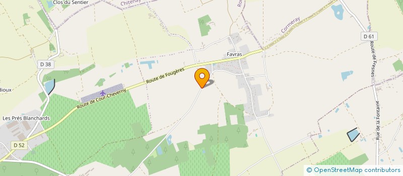 localisation de l'entreprise MONSIEUR OLIVIER MICHAUD  LE CONTROIS-EN-SOLOGNE