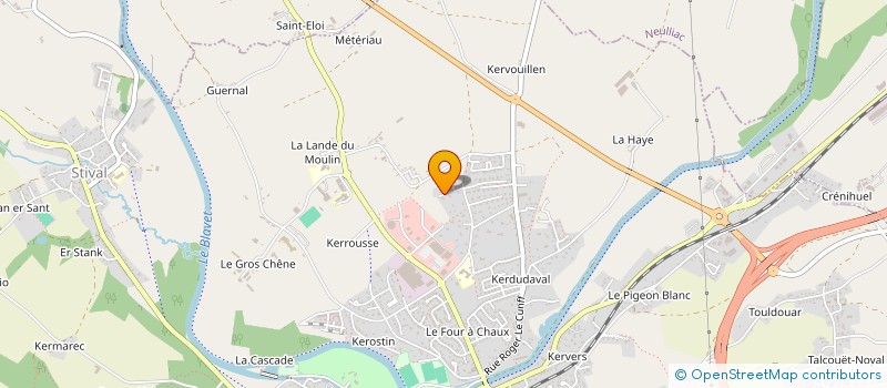 localisation de l'entreprise MONSIEUR OLIVIER MICHAUD à PONTIVY
