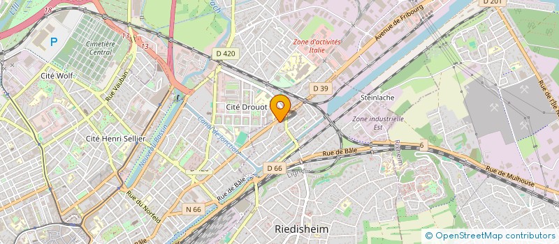 localisation de l'entreprise MONSIEUR OLIVIER MICHAUT  RIEDISHEIM