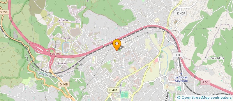 localisation de l'entreprise MONSIEUR OLIVIER MICHAUX  LA CIOTAT