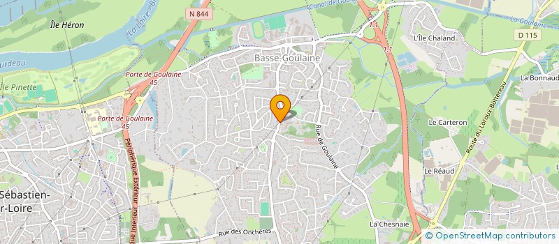 localisation de l'entreprise MONSIEUR OLIVIER MICHEL  BASSE-GOULAINE