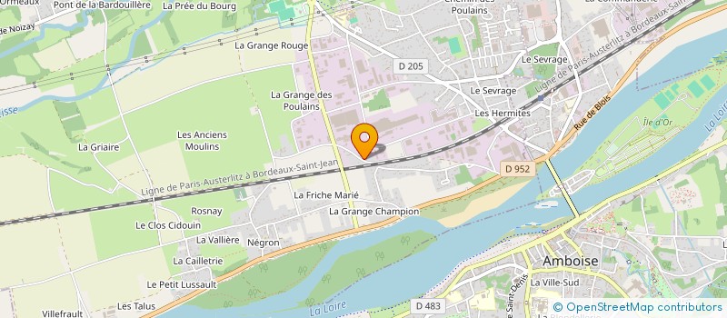 localisation de l'entreprise MONSIEUR OLIVIER MICHEL  NAZELLES-NEGRON