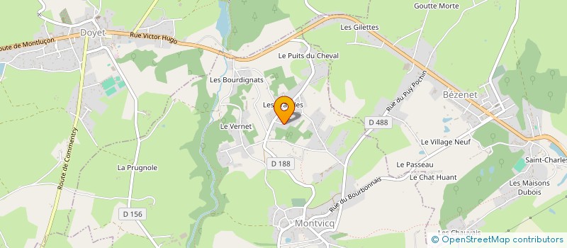 localisation de l'entreprise MONSIEUR OLIVIER MICHEL à SAINT-ANGEL