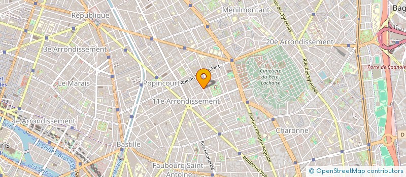 localisation de l'entreprise MONSIEUR OLIVIER MICHELET  PARIS