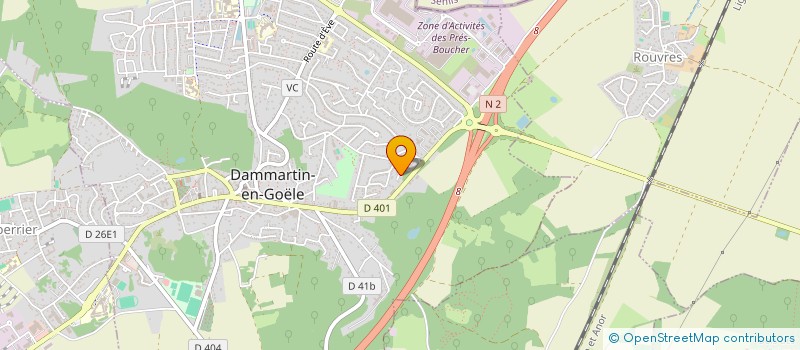 localisation de l'entreprise MONSIEUR OLIVIER MICHELOT  DAMMARTIN-EN-GOELE