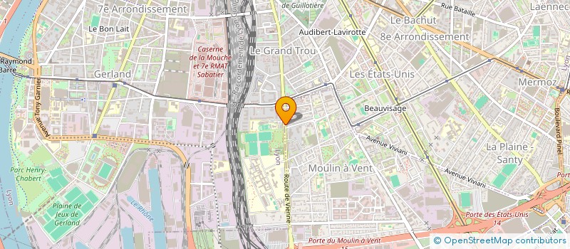 localisation de l'entreprise MONSIEUR OLIVIER MICHOUD  VENISSIEUX