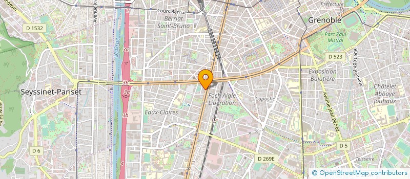 localisation de l'entreprise MONSIEUR OLIVIER MICHOUD à GRENOBLE