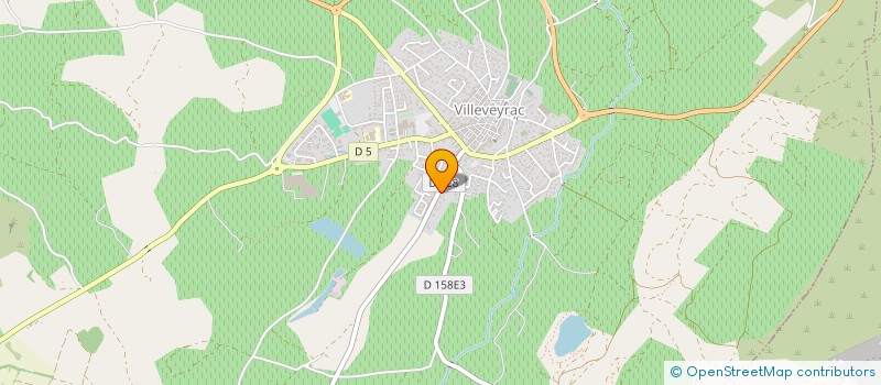 localisation de l'entreprise MONSIEUR OLIVIER MIETTE  VILLEVEYRAC