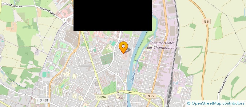 localisation de l'entreprise MONSIEUR OLIVIER MIGAIROU à AUXERRE
