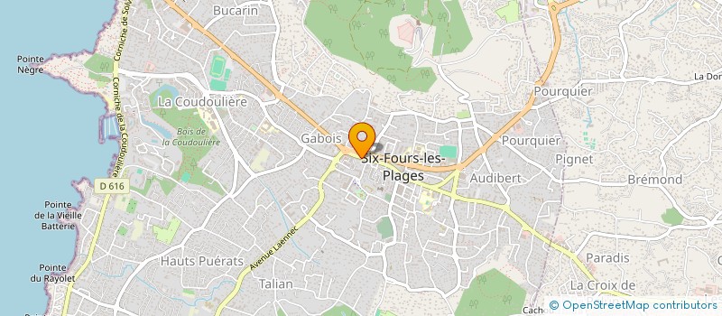 localisation de l'entreprise MONSIEUR OLIVIER MIGAYROU à SIX-FOURS-LES-PLAGES