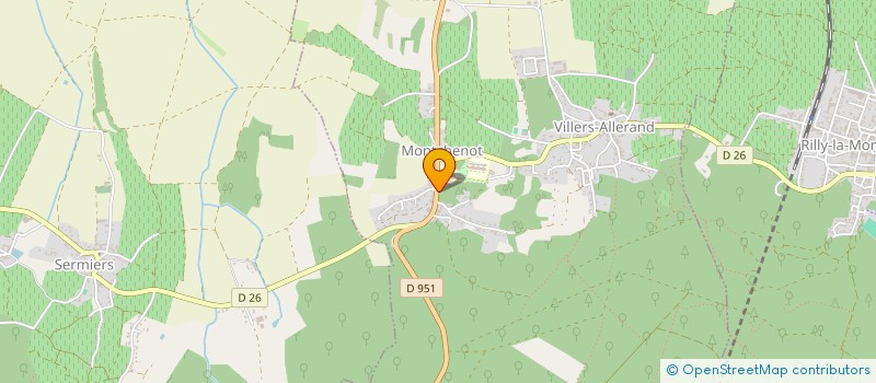 localisation de l'entreprise MONSIEUR OLIVIER MIGNON  VILLERS-ALLERAND