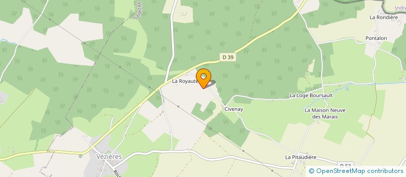 localisation de l'entreprise MONSIEUR OLIVIER MIGNONNEAU à LES TROIS-MOUTIERS
