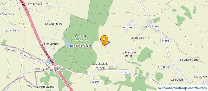 localisation de l'entreprise MONSIEUR OLIVIER MILLET  PIFFONDS