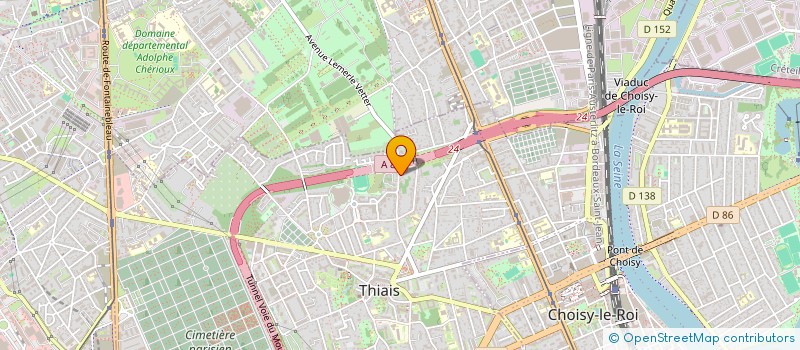 localisation de l'entreprise MONSIEUR OLIVIER MILLIER  THIAIS