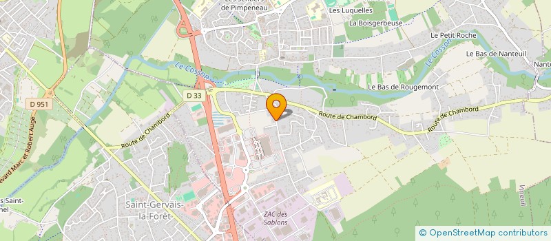 localisation de l'entreprise MONSIEUR OLIVIER MILTEAU à VINEUIL