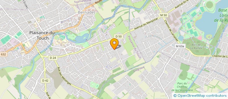 localisation de l'entreprise MONSIEUR OLIVIER MINET  PLAISANCE DU TOUCH