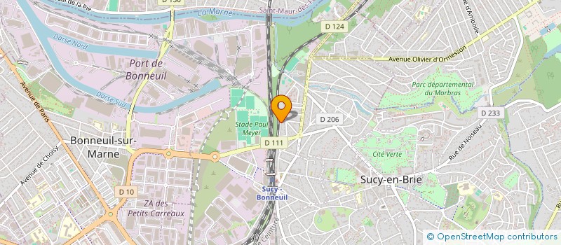 localisation de l'entreprise MONSIEUR OLIVIER MIRAT  SUCY-EN-BRIE