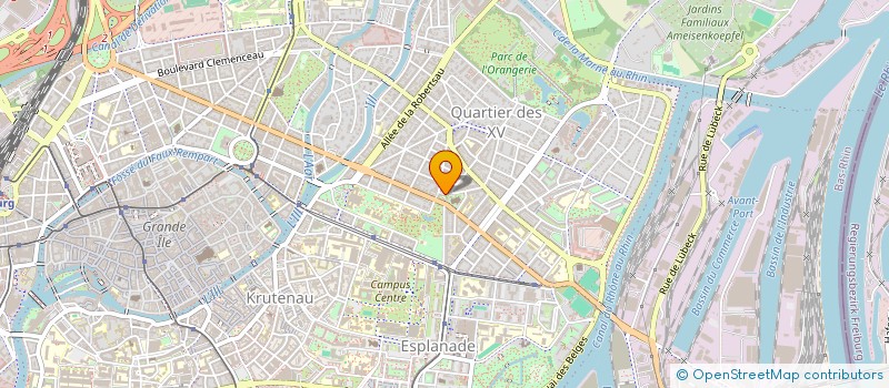 localisation de l'entreprise MONSIEUR OLIVIER MIRGUET à STRASBOURG