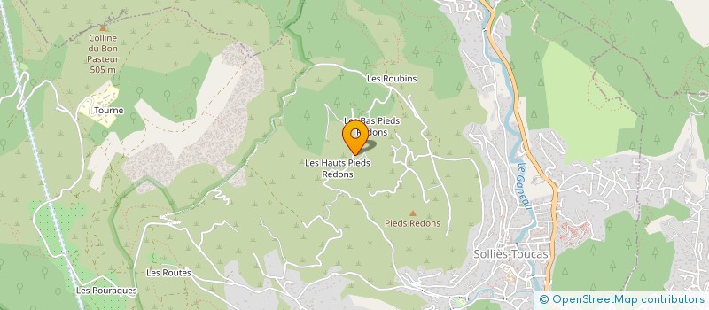 localisation de l'entreprise MONSIEUR OLIVIER MISCHLICH  SOLLIES-TOUCAS