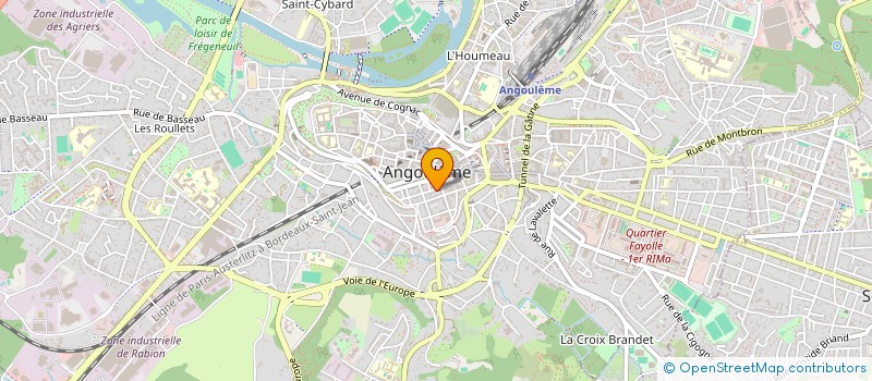 localisation de l'entreprise MONSIEUR OLIVIER MODESTE à ANGOULEME