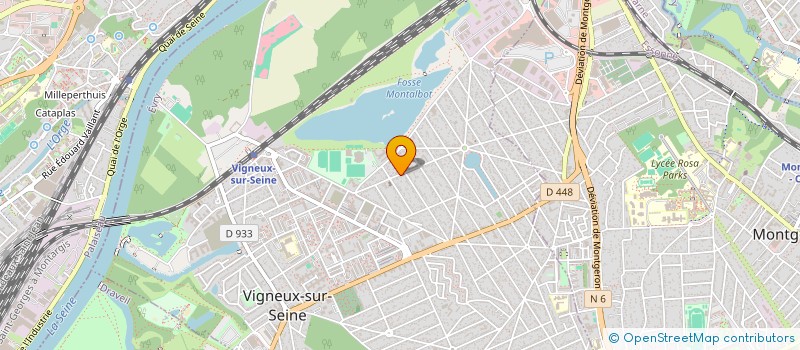 localisation de l'entreprise MONSIEUR OLIVIER MODESTINE  VIGNEUX-SUR-SEINE